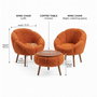 Atelier Del Sofa Lida Wellsoft - Naranja